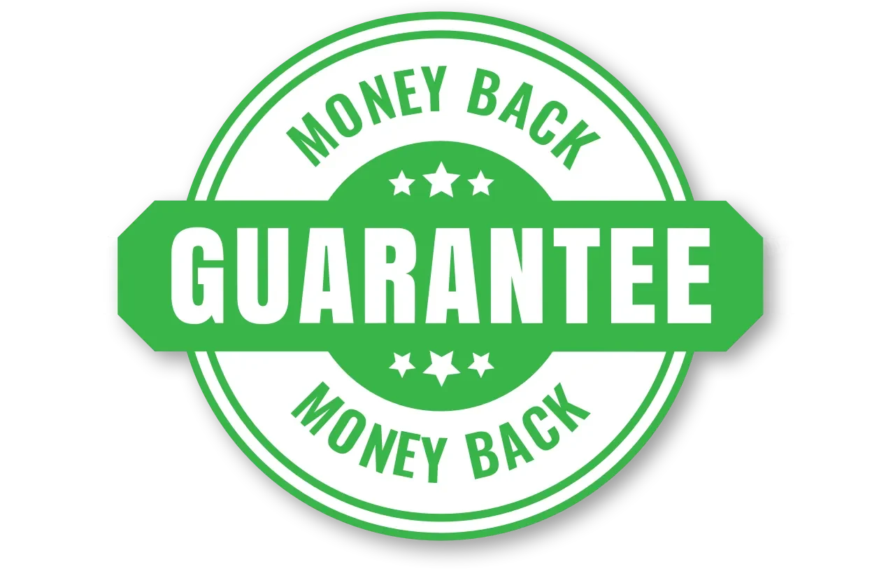 Claritox Pro vendor promotional money-back guarantee artwork