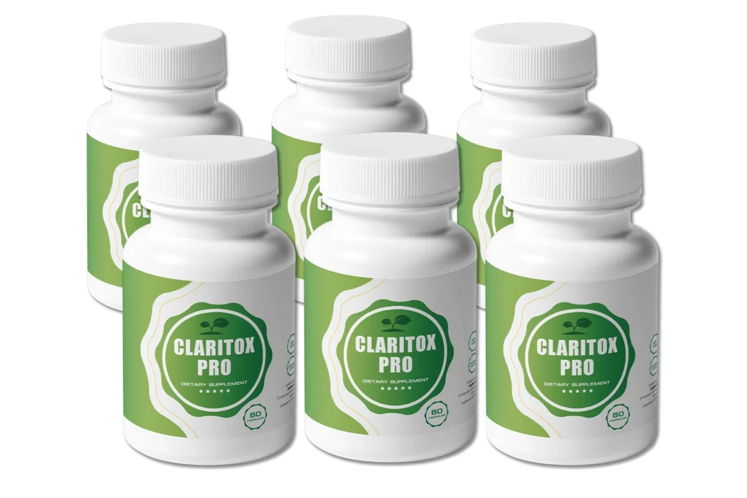 Claritox Pro 6 bottles quantity illustration