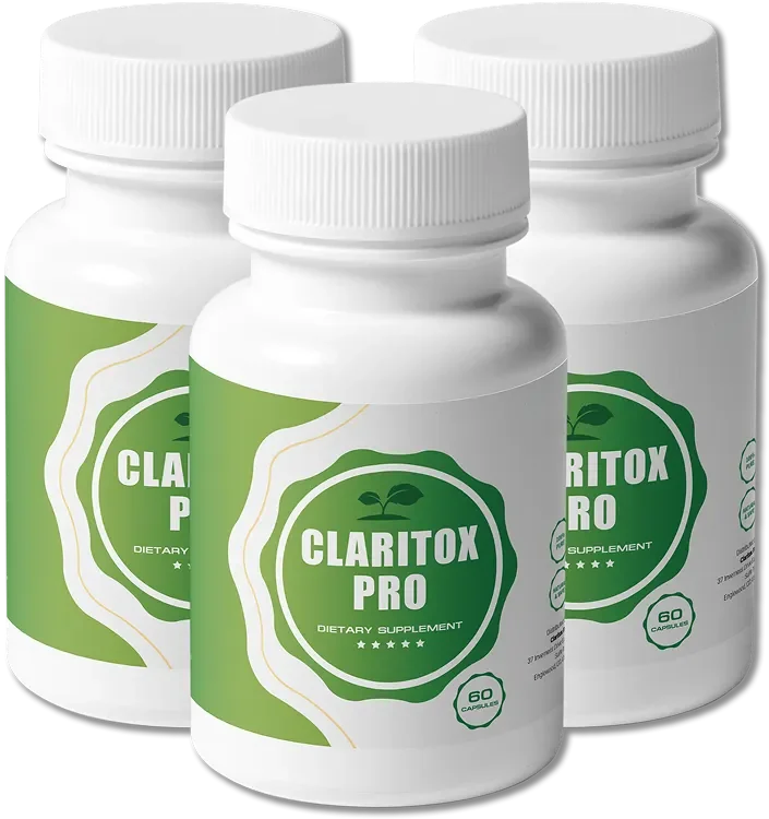 Claritox Pro 3 bottles quantity illustration